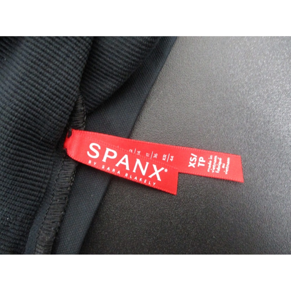 SPANX Mama Faux Leather Leggings Maternity XS Black - Picture 9 of 9